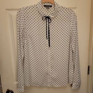 Primark Cute Collar Button Down Shirt Size 8
